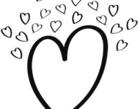 Outline:Ikat4nrfmfc= Heart Clip Art