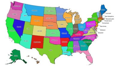 Labeled:Uj3t4zt70_Q= Us States Map